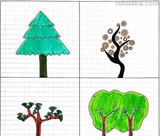 怎么画小树手抄报 小树简笔画怎么画?