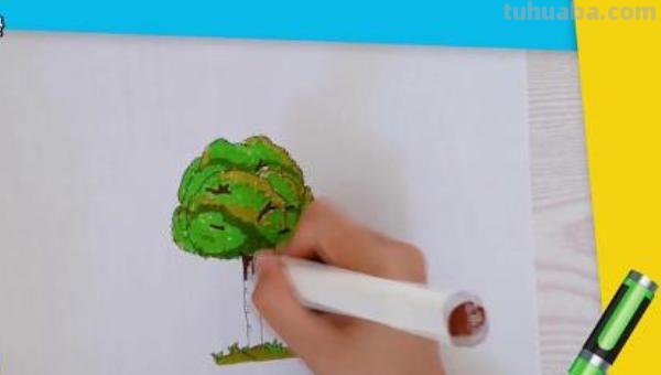 怎么画小树手抄报 小树简笔画怎么画？