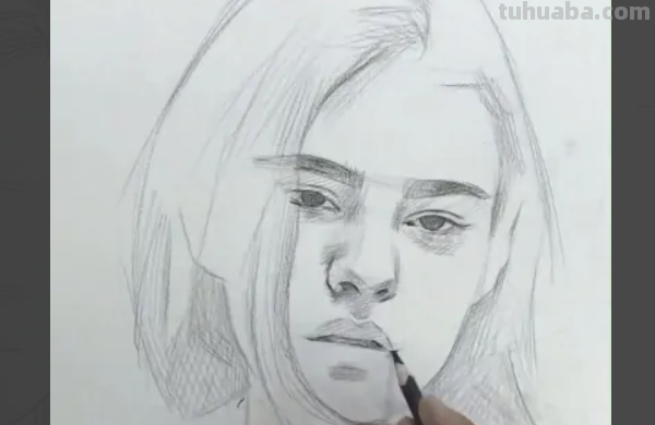 怎么素描人物