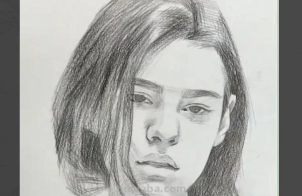 怎么素描人物