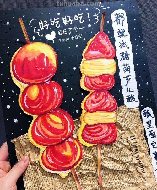 彩铅怎么画糖葫芦图片 冰糖葫芦儿童画总结?