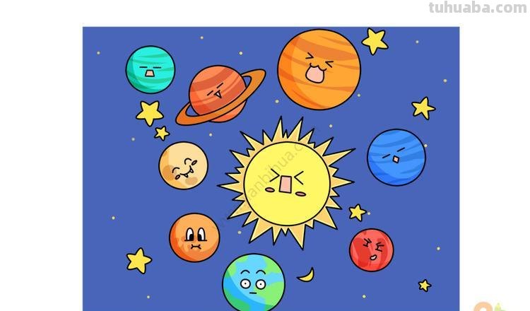 八大行星怎么画简笔画 八大行星简笔画怎么画?
