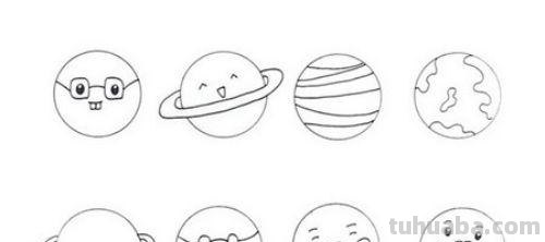 八大行星怎么画简笔画 八大行星简笔画怎么画?