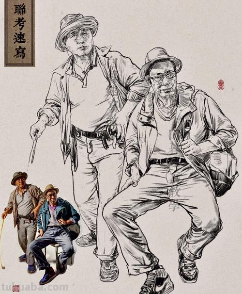 速写国美风 国美的素描和速写是什么风格啊？