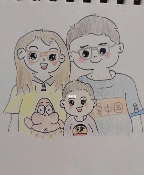 一家三口简笔画怎么画 一家三口亲子画简单?