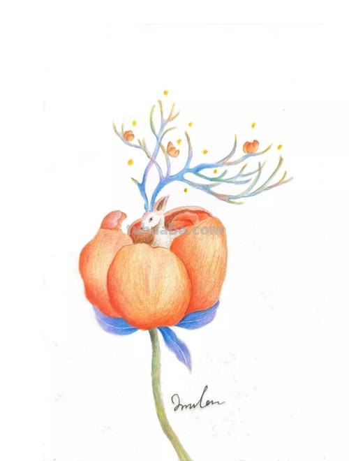 简单彩铅小插图怎么画 简单彩铅画?