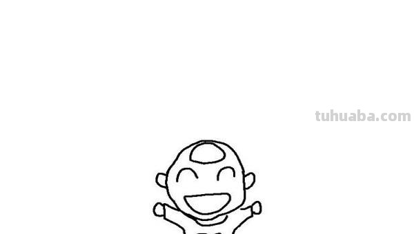 一家人的简笔画怎么画 少儿简笔画之全家福？