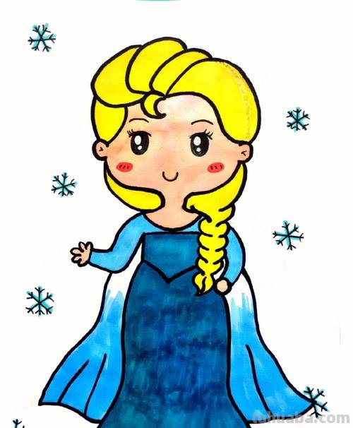 冰雪奇缘公主怎么画 冰雪奇缘公主怎么画简单又漂亮
