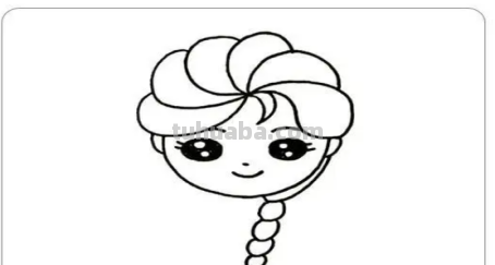如何画漂亮的艾莎公主