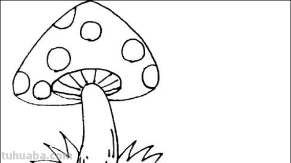 简笔画蘑菇怎么画