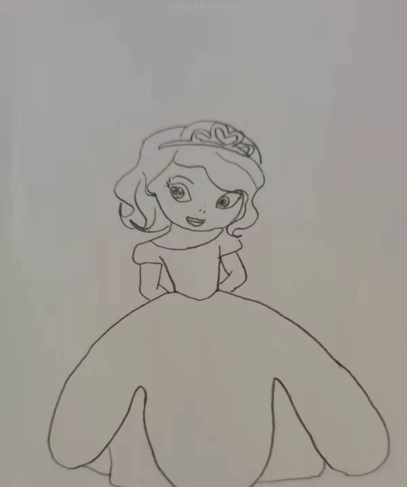 小公主苏菲亚怎么画简笔画图片 怎样画小公主苏菲亚？