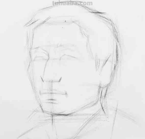画素描头像的步骤?