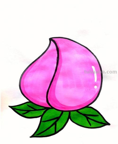 做什么简笔画 幼儿手工简笔画桃子画法?
