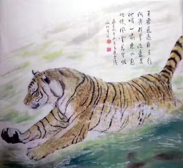 工笔猫咪，呆萌得融化你的心，毛绒绒的羽毛精致到控制不住想揉摸