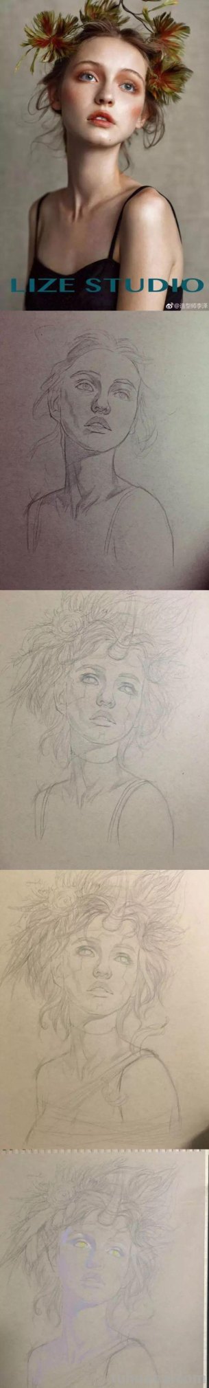 彩铅、水彩、色粉笔，这些绘画工具在他手里，居然能有……