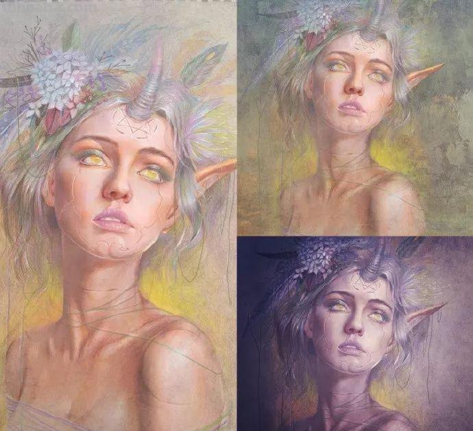 彩铅、水彩、色粉笔，这些绘画工具在他手里，居然能有……