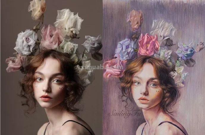 彩铅、水彩、色粉笔，这些绘画工具在他手里，居然能有……