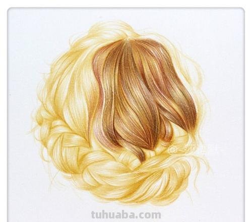 彩铅头发的纹路怎么画 如何用彩铅画头发画出层次感?