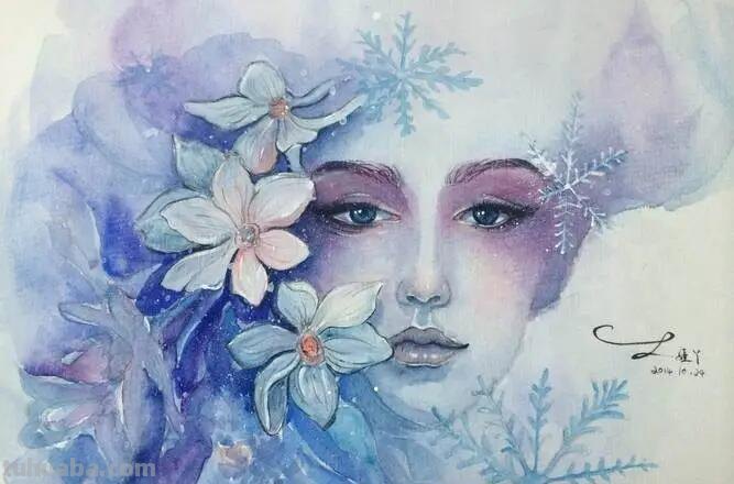 水彩怎么画动漫人物