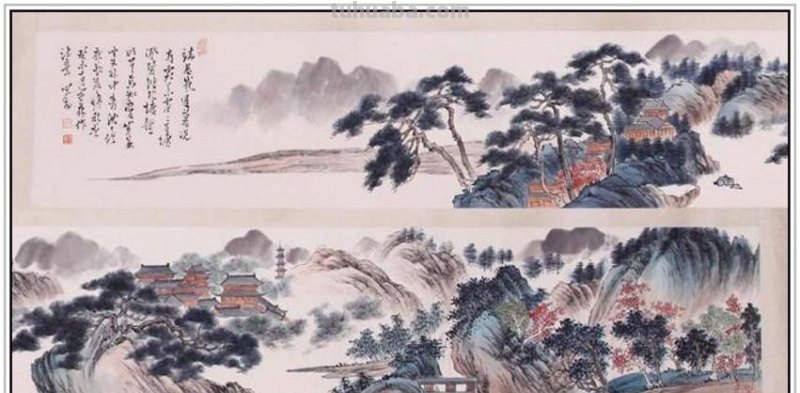近现代著名画家傅儒（溥心畲）四十五幅经典绘画作品赏析