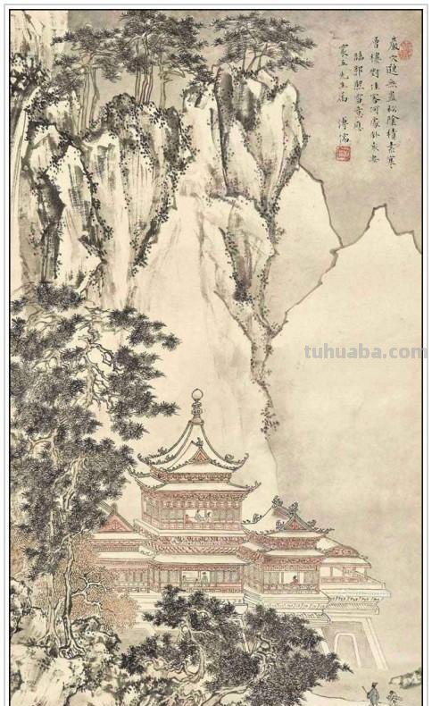 近现代著名画家傅儒（溥心畲）四十五幅经典绘画作品赏析