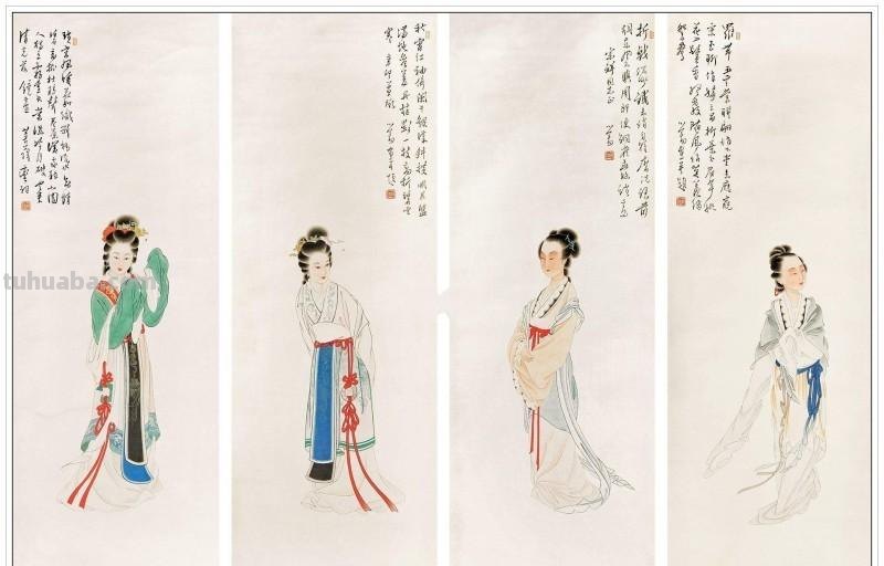 近现代著名画家傅儒（溥心畲）四十五幅经典绘画作品赏析