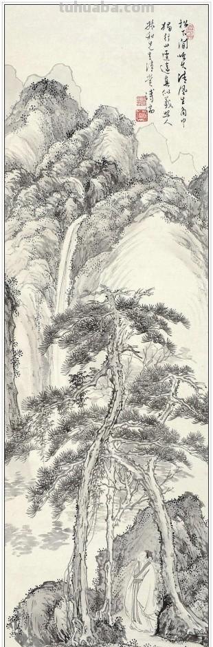 近现代著名画家傅儒（溥心畲）四十五幅经典绘画作品赏析