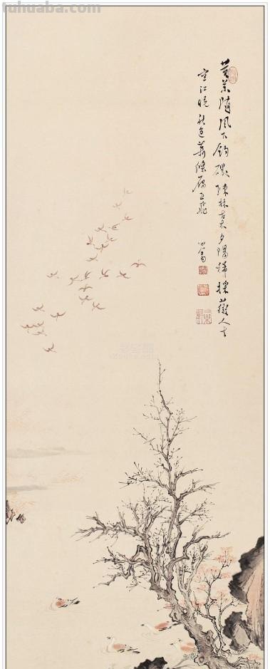 近现代著名画家傅儒（溥心畲）四十五幅经典绘画作品赏析