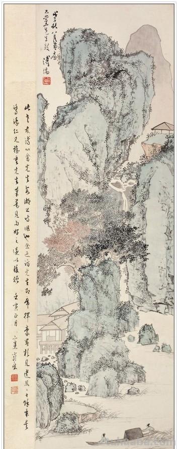 近现代著名画家傅儒（溥心畲）四十五幅经典绘画作品赏析