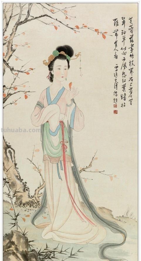 近现代著名画家傅儒（溥心畲）四十五幅经典绘画作品赏析