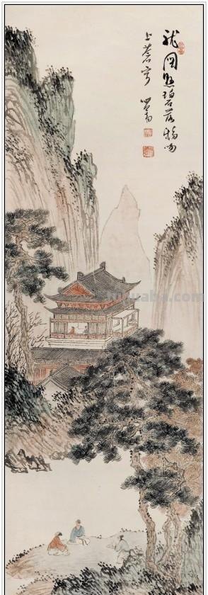 近现代著名画家傅儒（溥心畲）四十五幅经典绘画作品赏析