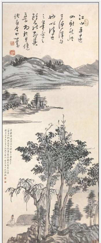 近现代著名画家傅儒（溥心畲）四十五幅经典绘画作品赏析