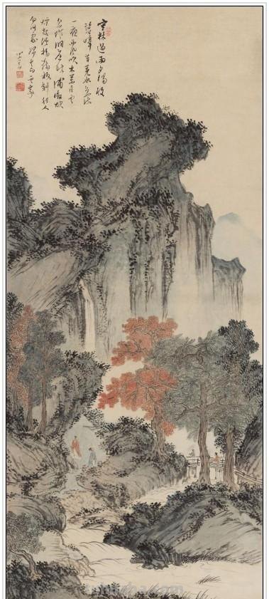 近现代著名画家傅儒（溥心畲）四十五幅经典绘画作品赏析