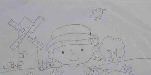 怎么简笔画药 简笔画采蘑菇的小姑娘是怎么画的？