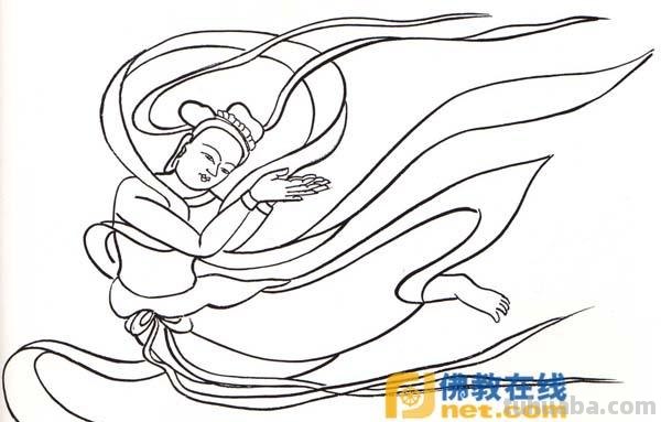 飞怎么简笔画 如何画飞天？