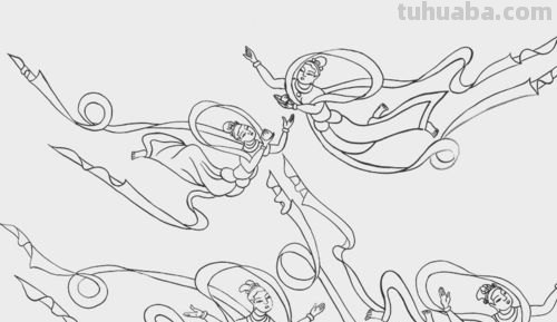 飞怎么简笔画 如何画飞天？