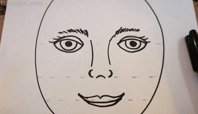 脸怎么简笔画 画人脸简单又好看？