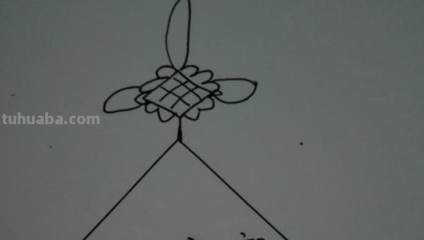 福怎么简笔画 兔子福字绘画简笔？