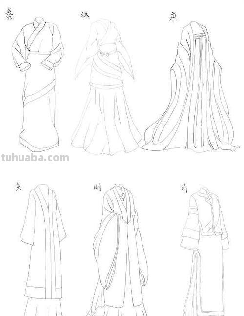 怎样画古装衣服 怎样画古装衣服简单又美丽