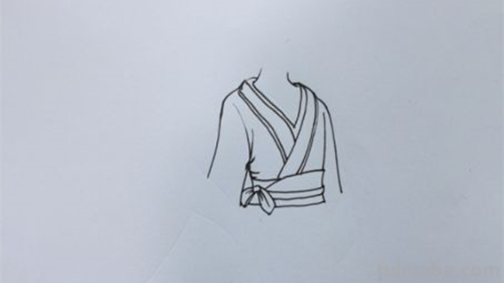 古装怎么画 衣服