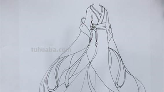 古装怎么画 衣服