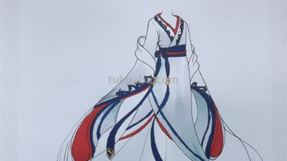 古装怎么画 衣服