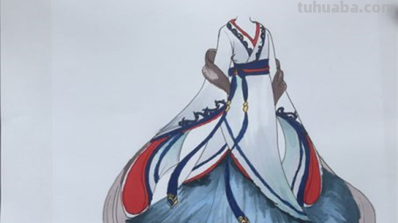 古装怎么画 衣服