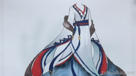 古装怎么画 衣服