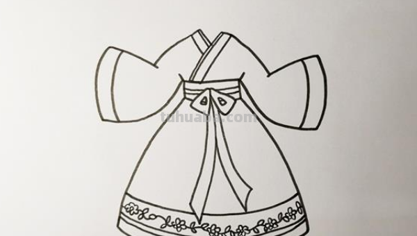 汉服怎么画