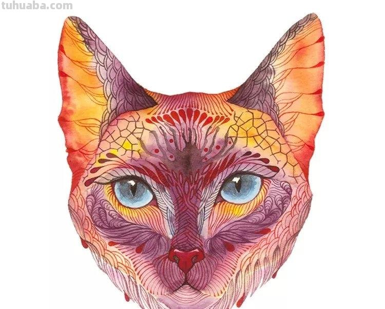这么独特有创意的动物水彩画，你肯定没见过