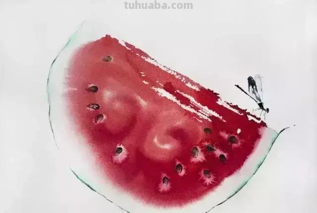 国画风的水彩动物，惟妙惟肖，别有一番风味