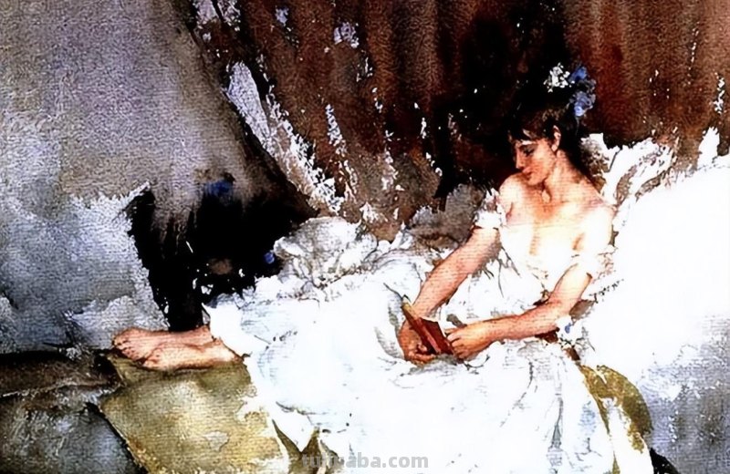 让人一见倾心的女人体水彩画︱世界顶尖大师威廉·拉塞尔的作品