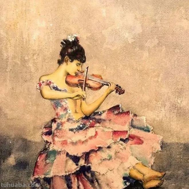 让人一见倾心的女人体水彩画︱世界顶尖大师威廉·拉塞尔的作品