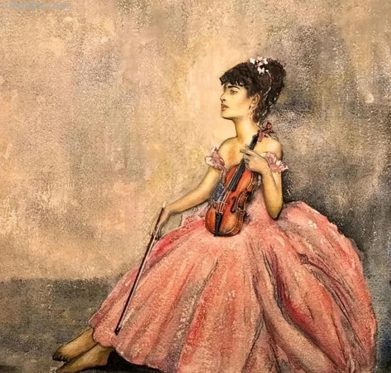 让人一见倾心的女人体水彩画︱世界顶尖大师威廉·拉塞尔的作品